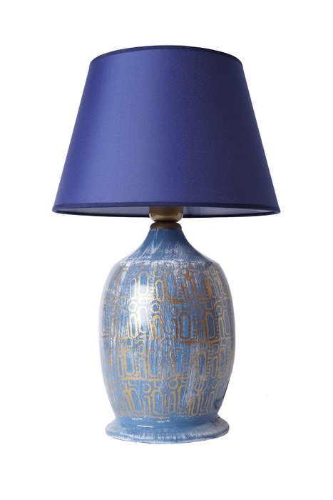 Opviq Lámpara de Mesa YL532 Azul y Dorado Opviq Lámpara de Mesa YL532 Azul y Dorado